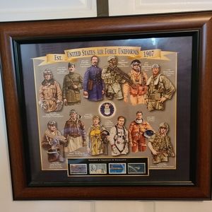 US Post Office Tribune Stamp set for the United States Air Force History